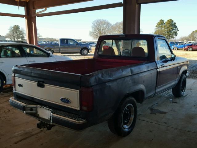 1FTCR10AXLUB44461 - 1990 FORD RANGER MAROON photo 4