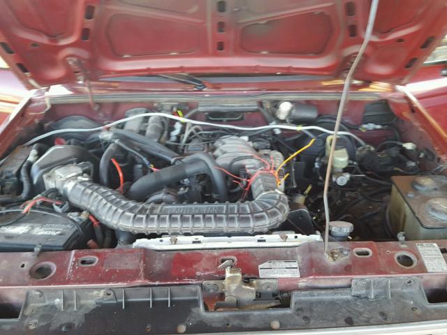 1FTCR10AXLUB44461 - 1990 FORD RANGER MAROON photo 7