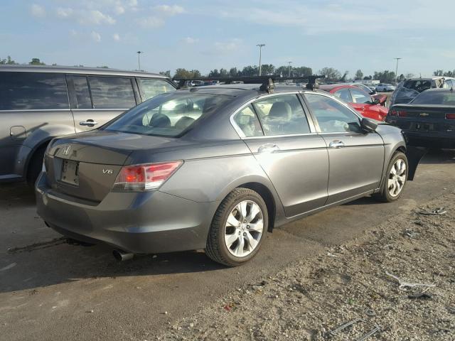 1HGCP368X9A001768 - 2009 HONDA ACCORD EXL GRAY photo 4