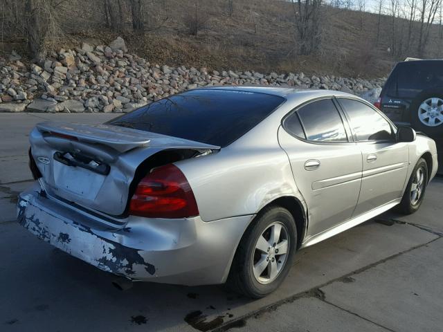 2G2WP552281144912 - 2008 PONTIAC GRAND PRIX SILVER photo 4