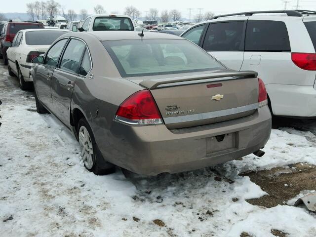 2G1WU581269197432 - 2006 CHEVROLET IMPALA LTZ BEIGE photo 3