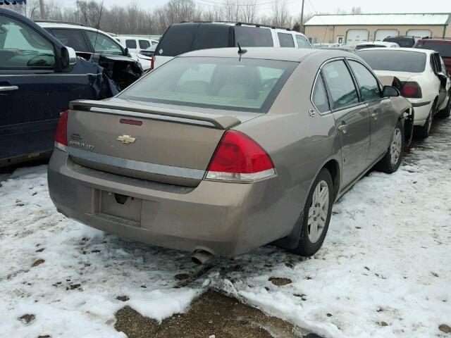 2G1WU581269197432 - 2006 CHEVROLET IMPALA LTZ BEIGE photo 4