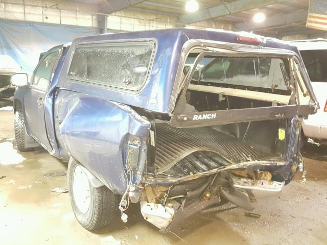 1GTCS148048180553 - 2004 GMC CANYON BLUE photo 3