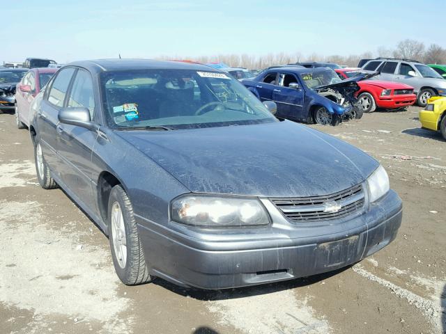 2G1WF52E159373665 - 2005 CHEVROLET IMPALA GRAY photo 1