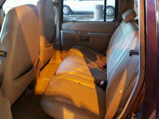 1FMDU84P5YZC62482 - 2000 FORD EXPLORER E BURGUNDY photo 6