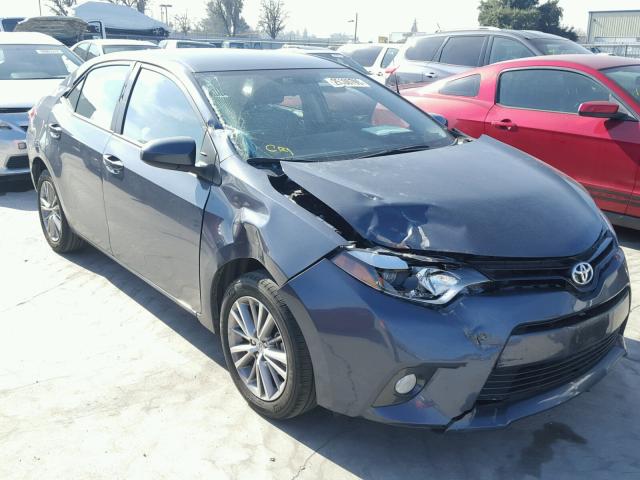 5YFBURHEXFP227051 - 2015 TOYOTA COROLLA L GRAY photo 1