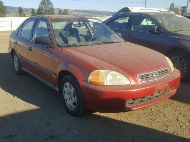 1HGEJ657XVL009033 - 1997 HONDA CIVIC LX RED photo 1