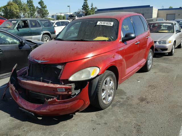 3C8FY68BX4T305752 - 2004 CHRYSLER PT CRUISER RED photo 2