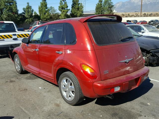 3C8FY68BX4T305752 - 2004 CHRYSLER PT CRUISER RED photo 3