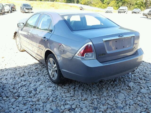 3FAHP08136R155846 - 2006 FORD FUSION SEL SILVER photo 3