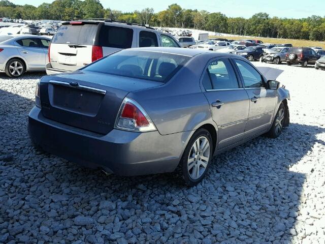 3FAHP08136R155846 - 2006 FORD FUSION SEL SILVER photo 4