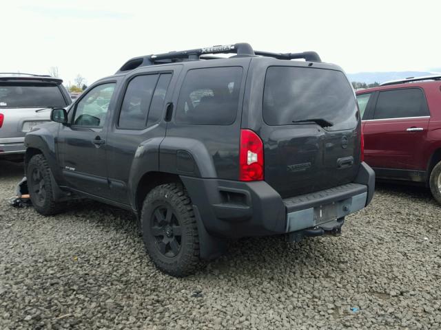 5N1AN08W96C507223 - 2006 NISSAN XTERRA OFF CHARCOAL photo 3