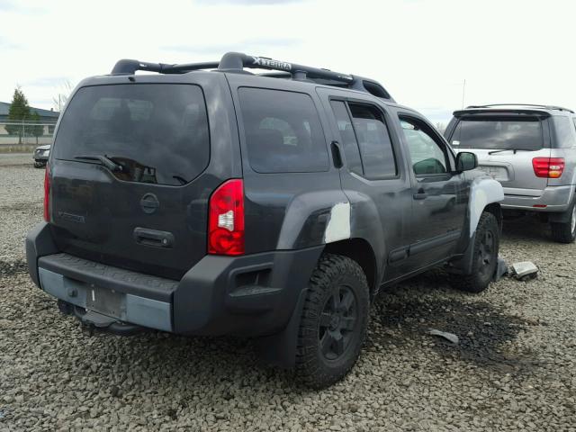 5N1AN08W96C507223 - 2006 NISSAN XTERRA OFF CHARCOAL photo 4