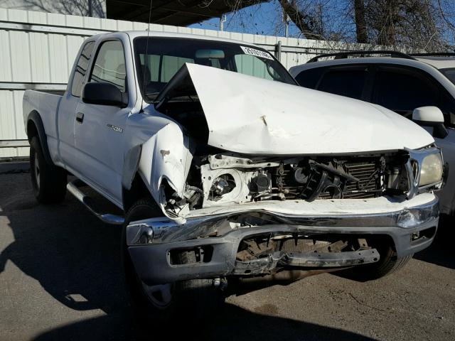 5TESM92NX2Z009768 - 2002 TOYOTA TACOMA XTR WHITE photo 1