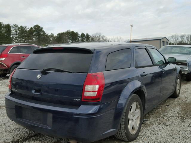 2D8FV48V85H182652 - 2005 DODGE MAGNUM SXT BLUE photo 4