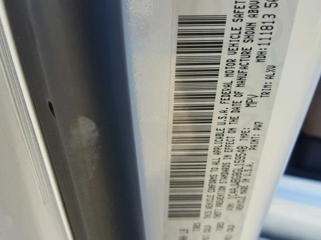 1C4AJWBG8GL159548 - 2016 JEEP WRANGLER S WHITE photo 10