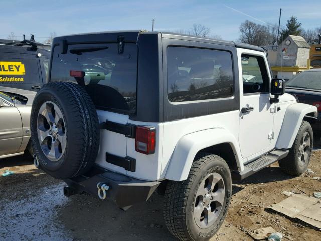 1C4AJWBG8GL159548 - 2016 JEEP WRANGLER S WHITE photo 4
