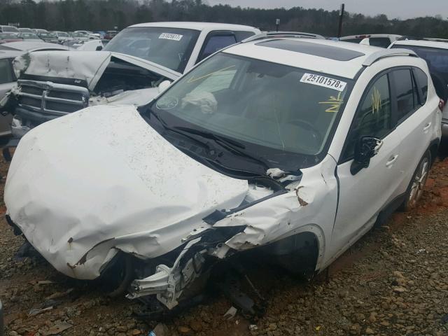 JM3KE2DY5F0484236 - 2015 MAZDA CX-5 GT WHITE photo 2
