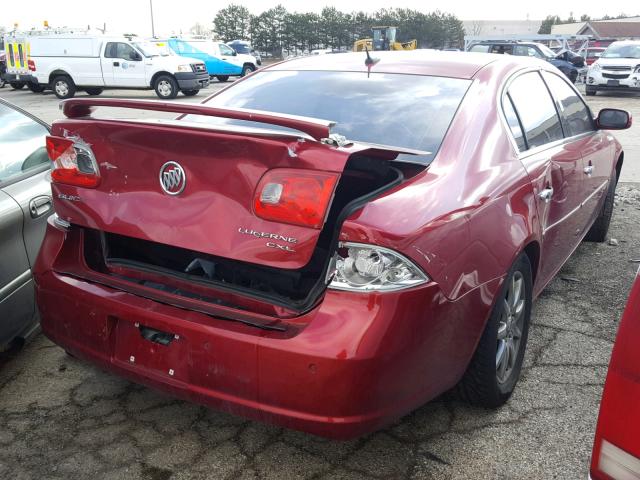 1G4HD572X8U146028 - 2008 BUICK LUCERNE CX RED photo 4