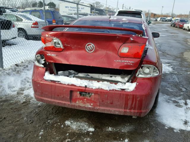 1G4HD572X8U146028 - 2008 BUICK LUCERNE CX RED photo 9