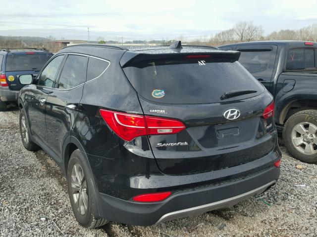 5XYZU3LB9EG154265 - 2014 HYUNDAI SANTA FE S BLACK photo 3