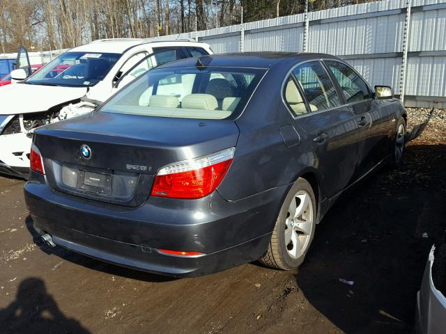 WBANU535X8CT08976 - 2008 BMW 528 I GRAY photo 4