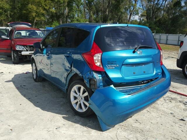 3N1CE2CP2FL397115 - 2015 NISSAN VERSA NOTE BLUE photo 3