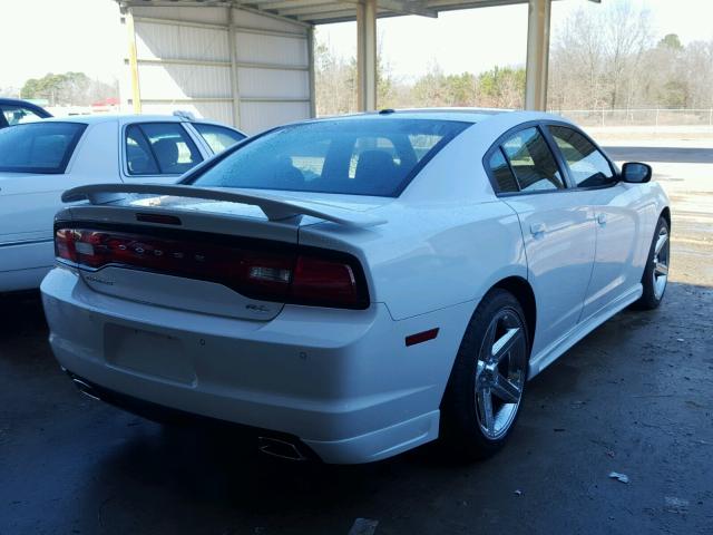 2B3CL5CT4BH609776 - 2011 DODGE CHARGER R/ WHITE photo 4