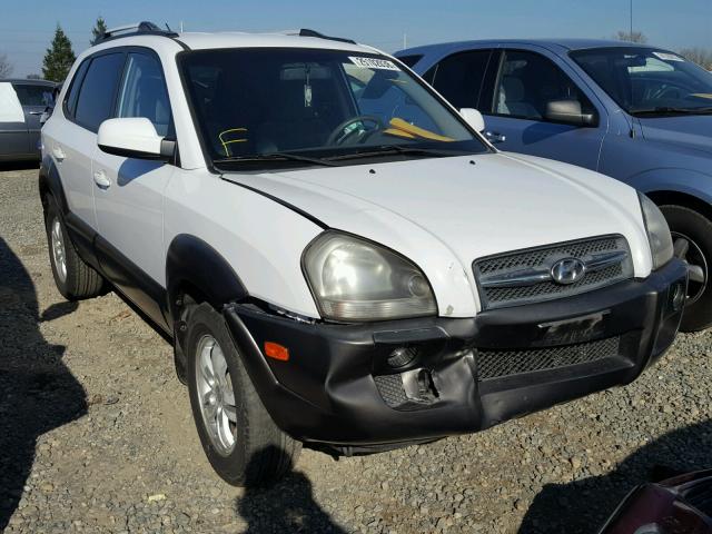 KM8JN12D87U593777 - 2007 HYUNDAI TUCSON SE WHITE photo 1