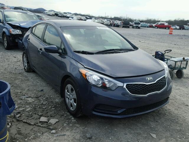 KNAFK4A68G5598525 - 2016 KIA FORTE GRAY photo 1