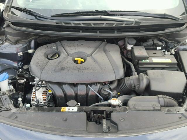 KNAFK4A68G5598525 - 2016 KIA FORTE GRAY photo 7