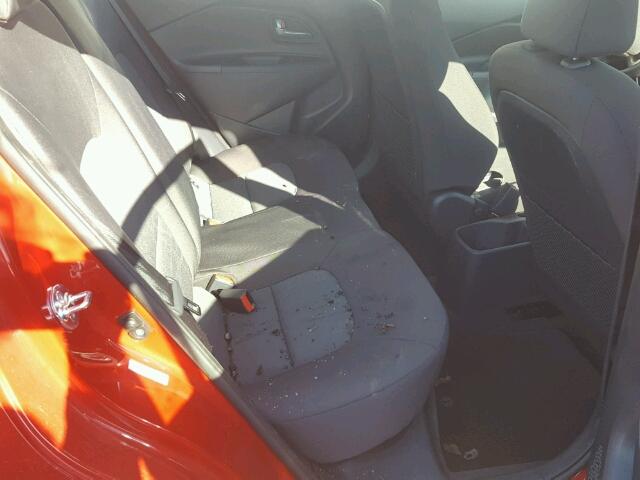 KNADM4A34H6104003 - 2017 KIA RIO LX Կարմիր լուսանկար 6