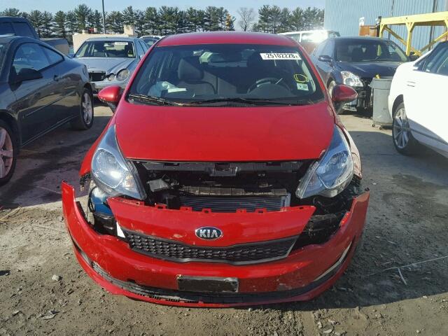 KNADM4A34H6104003 - 2017 KIA RIO LX Կարմիր լուսանկար 9