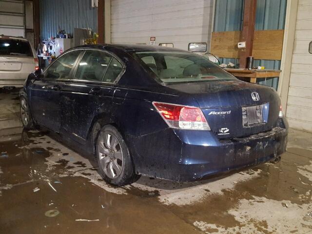 1HGCP2F73AA001259 - 2010 HONDA ACCORD EX BLUE photo 3