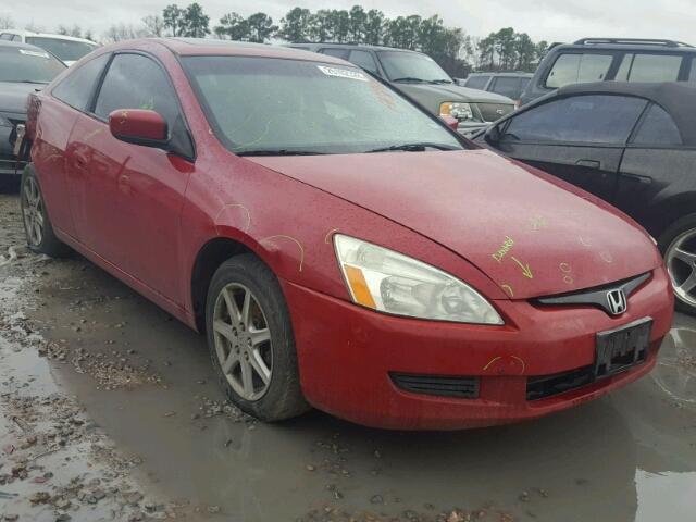 1HGCM82623A027413 - 2003 HONDA ACCORD EX RED photo 1