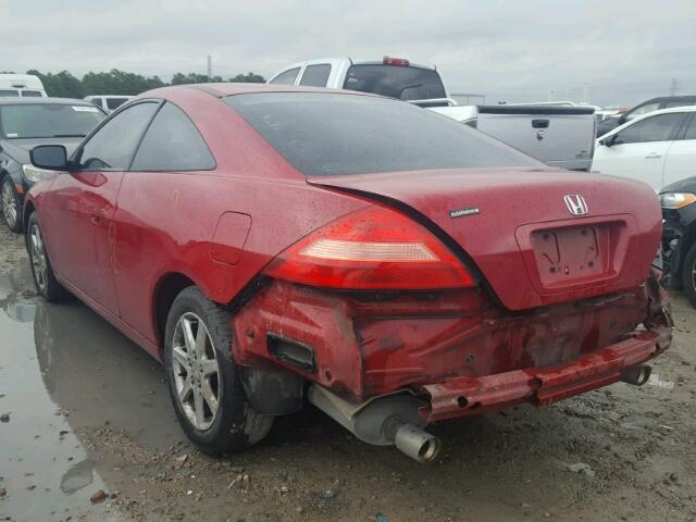 1HGCM82623A027413 - 2003 HONDA ACCORD EX RED photo 3