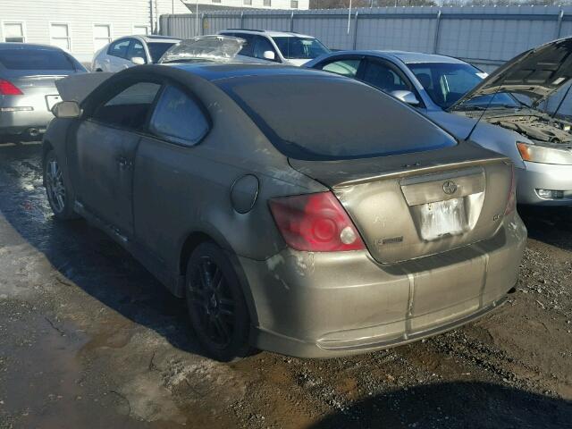 JTKDE177970167584 - 2007 TOYOTA SCION TC 银色 照片 3