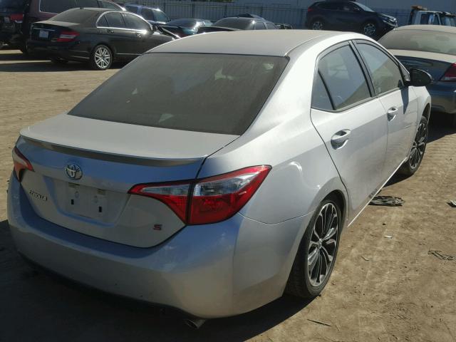 5YFBURHE0GP539154 - 2016 TOYOTA COROLLA L SILVER photo 4