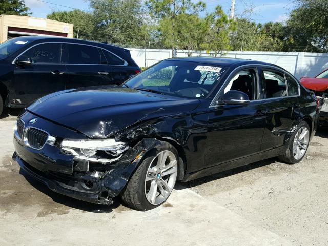 WBA8B9G56JNU57724 - 2018 BMW 330 I BLACK photo 2