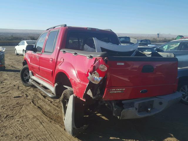 1FMZU67K05UA79347 - 2005 FORD EXPLORER S RED photo 3