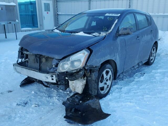 5Y2SP67839Z464296 - 2009 PONTIAC VIBE BLUE photo 2