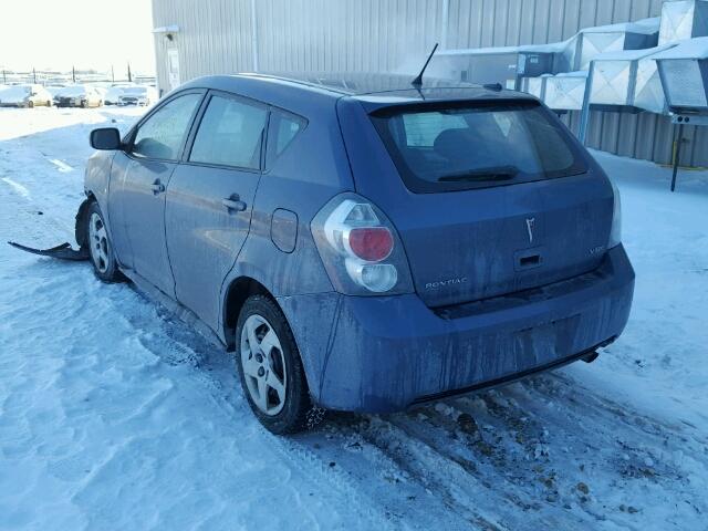 5Y2SP67839Z464296 - 2009 PONTIAC VIBE BLUE photo 3