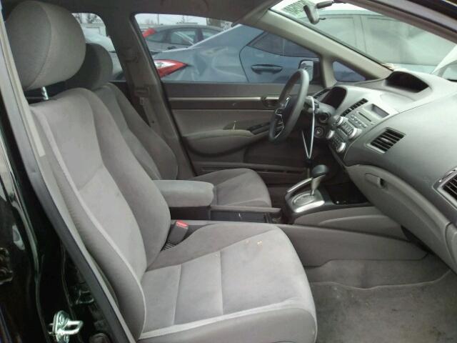 2HGFA16829H352341 - 2009 HONDA CIVIC EX შავი ფოტო 5