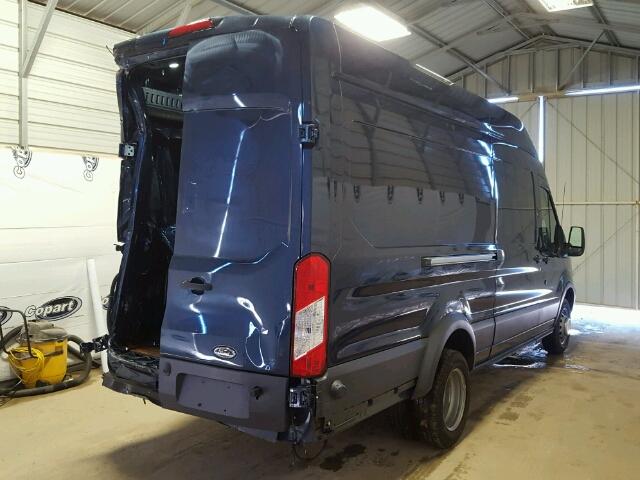 1FTBF4XG6GKB56737 - 2016 FORD TRANSIT T- BLUE photo 4