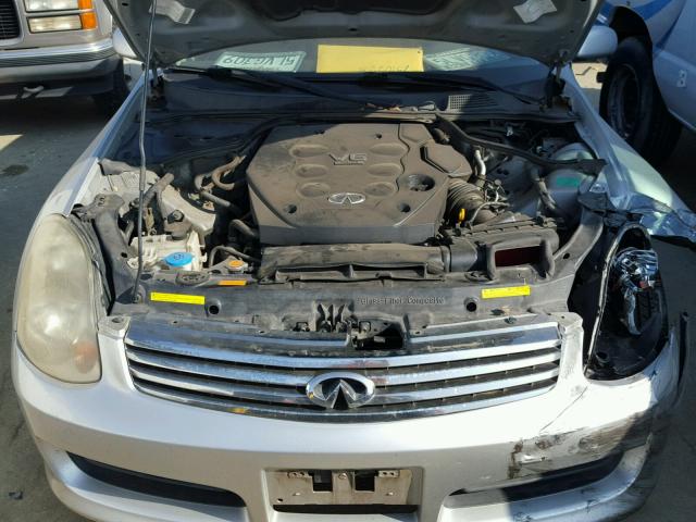 JNKCV51E84M619626 - 2004 INFINITI G35 SILVER photo 7