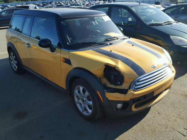 WMWML33548TN67465 - 2008 MINI COOPER CLU YELLOW photo 1