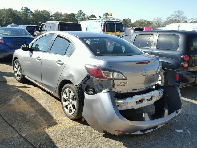 JM1BL1TF9D1702288 - 2013 MAZDA 3 I GRAY photo 3