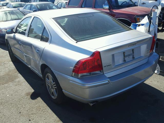 YV1RH592452482981 - 2005 VOLVO S60 2.5T SILVER photo 3