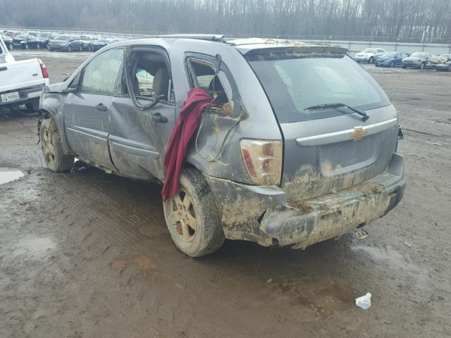 2CNDL13F666170311 - 2006 CHEVROLET EQUINOX LS GRAY photo 3