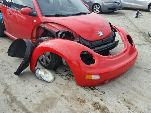 3VWDD21CX2M403829 - 2002 VOLKSWAGEN NEW BEETLE 红色 照片 9